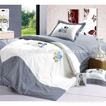 100% Cotton Custom Children printing Bedding Set